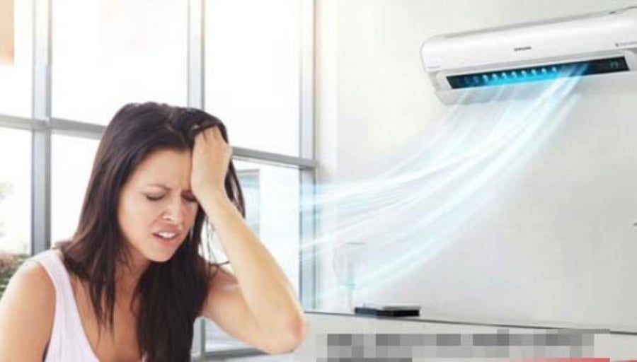 Dùng điều hòa có thể gây đau đầu. (Ảnh minh họa)