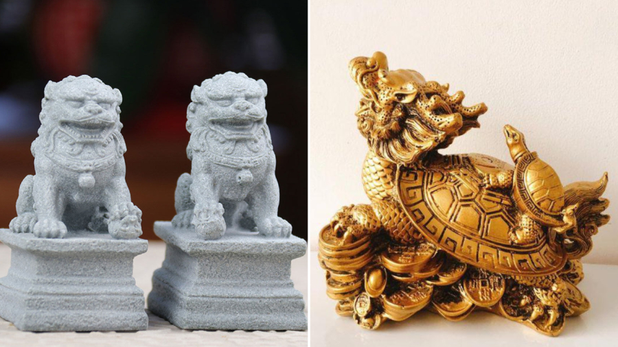 Ban công là khu vực gia chủ có thể đặt tượng sư tử đá, tượng rùa đồng (rùa đá) để cầu tài lộc.