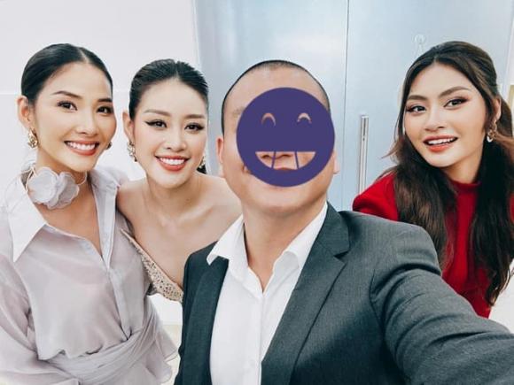 Khánh Vân và bạn trai thân thiết với hội bạn showbiz.    