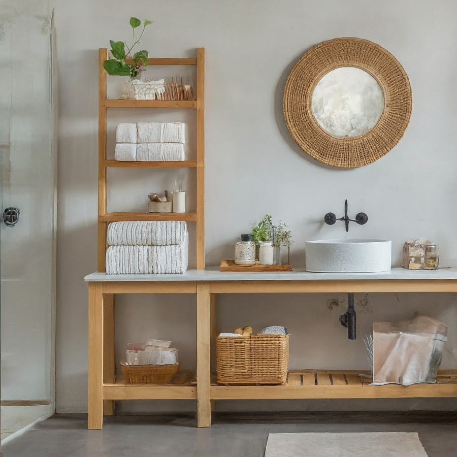 Sắp xếp gọn gàng đồ vật sau khi lau dọn