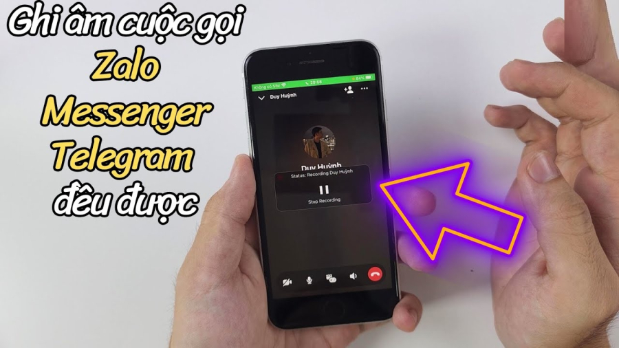 Cuộc gọi Zalo được ghi âm lại nhanh chóng và đơn giản