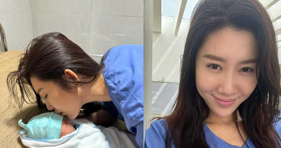 Thúy Ngân bất ngờ đăng tải hình ảnh ôm em bé sơ sinh