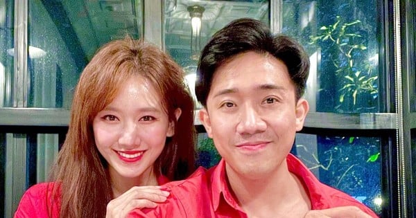 Hari Won và Trấn Thành là cặp đôi nổi tiếng của showbiz. 