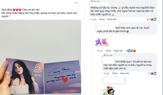 Hương Tràm bị nghi có kế hoạch mang bầu.   