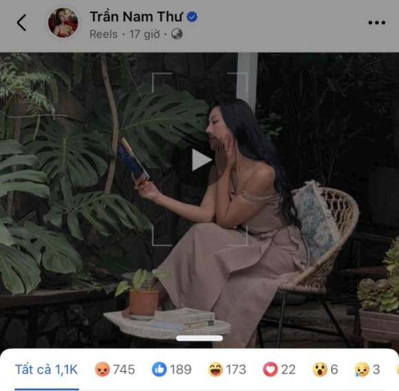 Nam Thư đã ngay lập tức có hành động giới hạn bình luận ở các bài viết. 