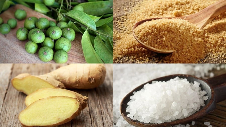 Nguyên liệu ngâm sấu