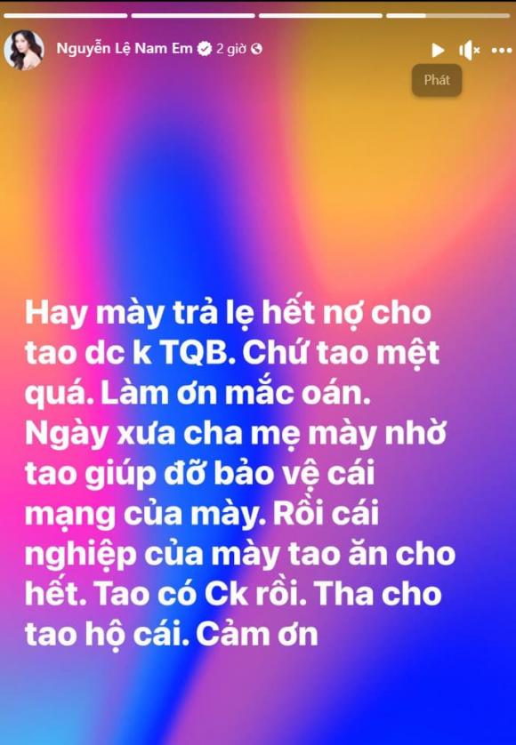 Nam Em bức xúc đăng đàn bóc phốt cực căng  