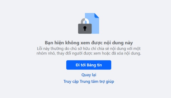 Hiện tài khoản Facebook cá nhân của Nam Thư đã bị khóa    