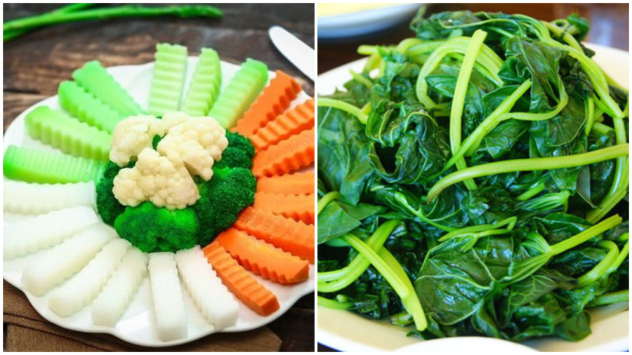 Cách luộc rau củ ngon 