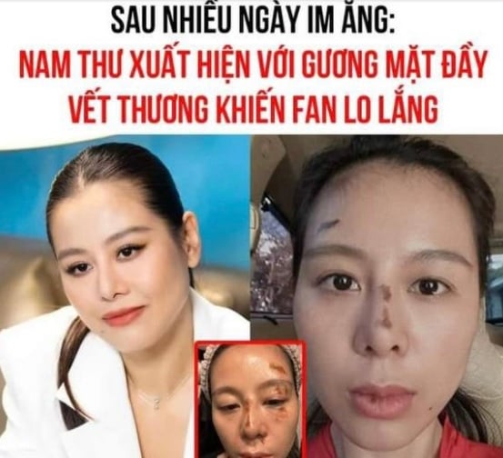Tuy nhiên thực tế đây là hình ảnh cũ được Nam Thư đăng tải trên MXH vào tháng 1/2023.