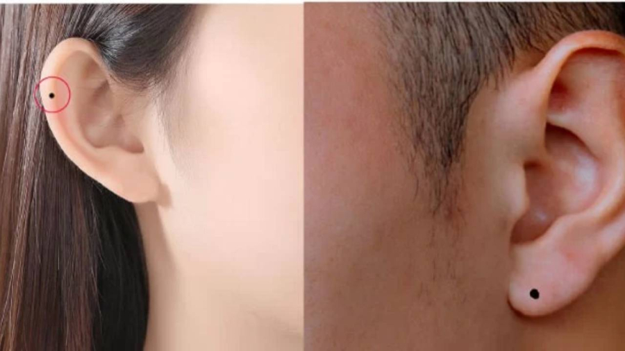 Dái tai được coi là vị trí của tiền bạc và may mắn