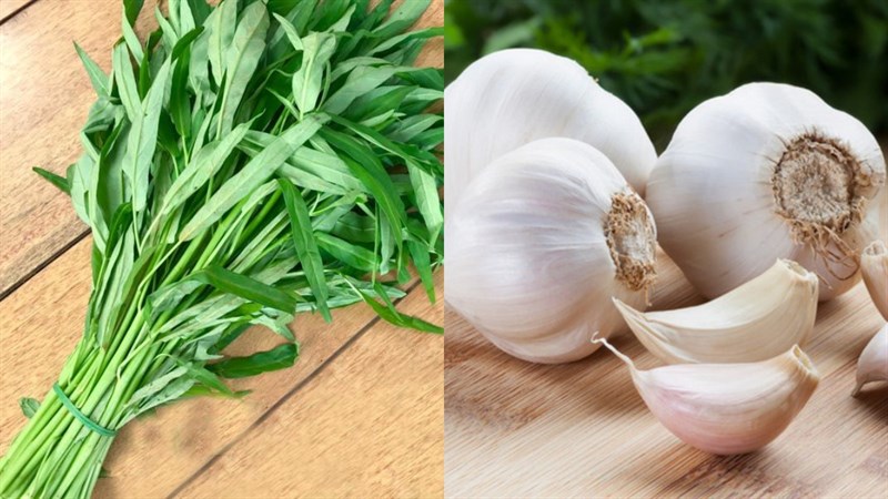 Bạn nên chọn mua bó rau muống có cọng rau chỉ to cỡ chiếc đũa ăn cơm