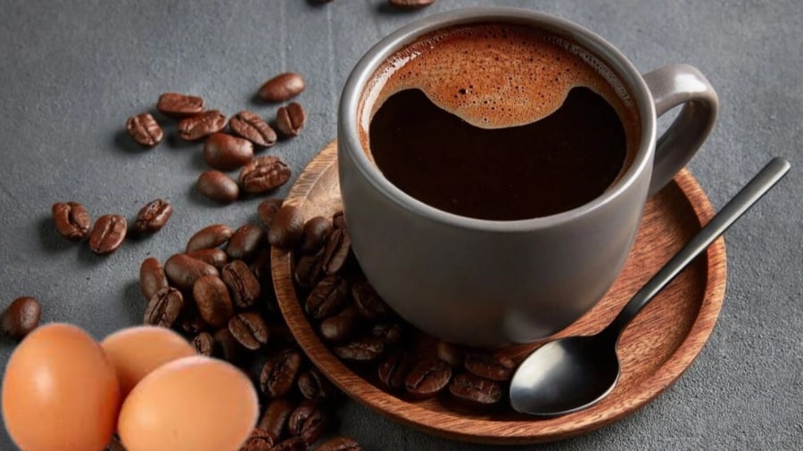 Vỏ trứng giúp cà phê bớt chua hơn