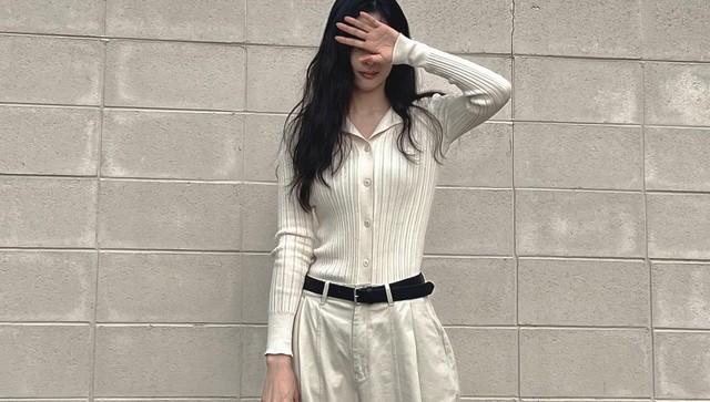 Thao tác sơ vin và chiếc thắt lưng đã nâng tầm outfit.
