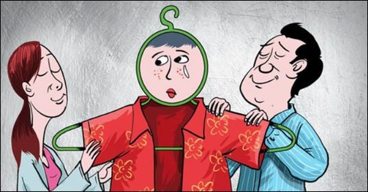 Chính vì điều này đã gieo vào đầu con là nếu cha mẹ khổ thì đó chính là do con. (ảnh minh họa)