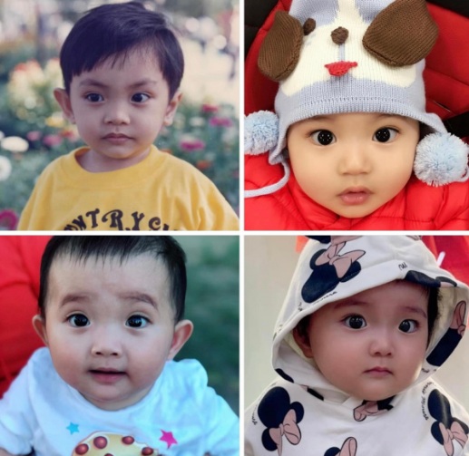 3 nhóc tỳ nhà Khánh Thi như sao y bản chính của bố.