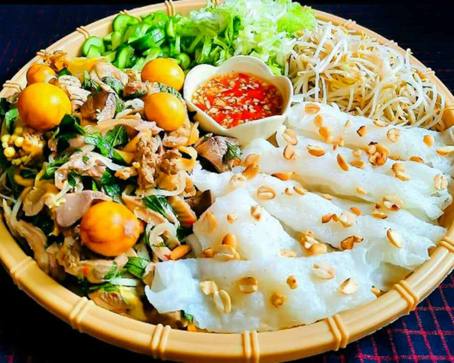 Bánh ướt lòng gà