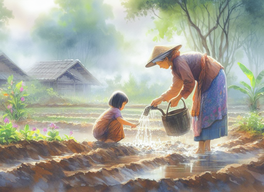 Cha mẹ nên để con trải qua nghèo đói, khổ cực, sau này chúng mới hiểu được Shbet16 chơi game trực tuyến ngoài kia khó khăn thế nào. (Ảnh minh họa)