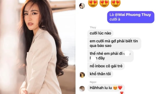 Bạn thân của cô nàng đã chụp lại cuộc hội thoại với nhóm bạn đều là những nghệ sĩ nổi tiếng. 