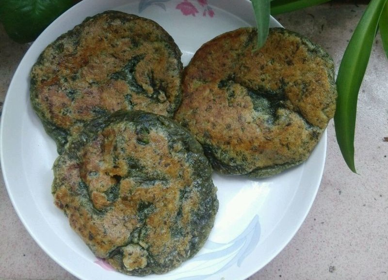 Bánh rau khoai lang