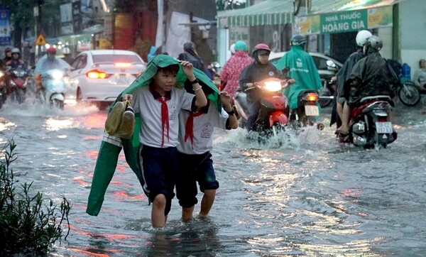 Các tỉnh cho học sinh nghỉ học là: Hải Phòng, Quảng Ninh, Bắc Giang