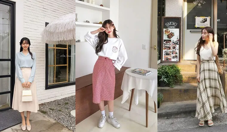 Chân váy dài là một trong những item không thể thiếu trong tủ đồ mùa thu, vừa nữ tính vừa giúp bạn giữ ấm trong những ngày se lạnh. 