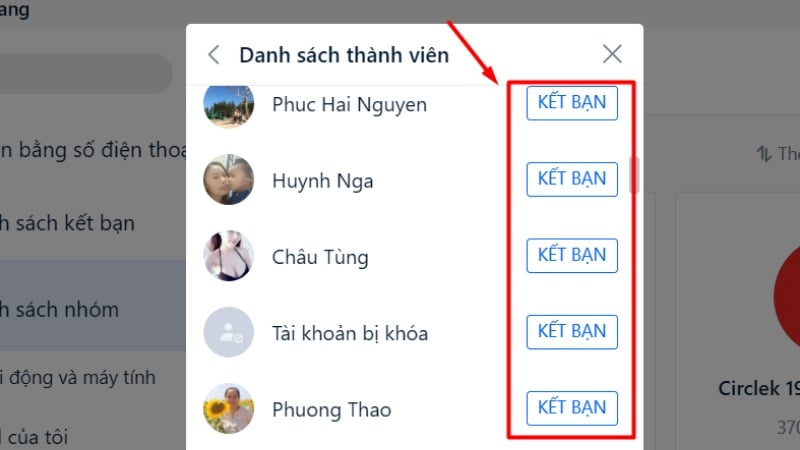 Gửi lời kết bạn