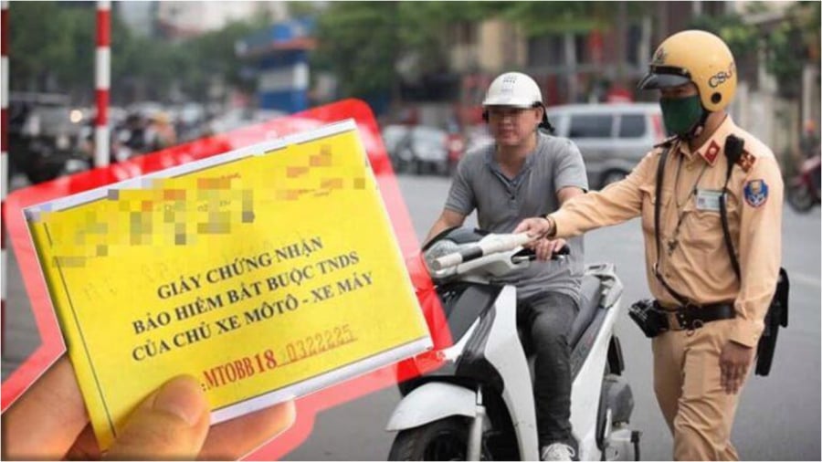 Người dân không mang theo bảo hiểm xe máy bị thu phương tiện?