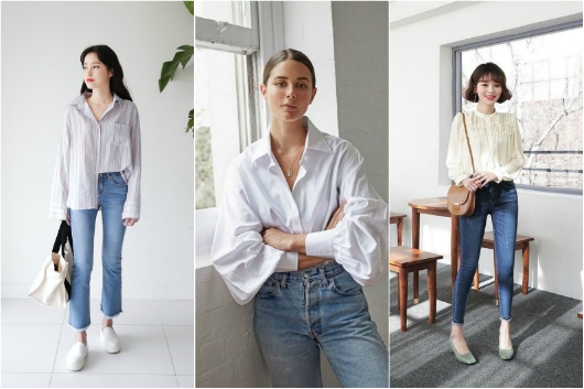 Hãy kết hợp quần jeans ống suông hoặc ống đứng với áo sơ mi, bạn sẽ có được Shbet999 com đăng nhập thanh lịch, trẻ trung.