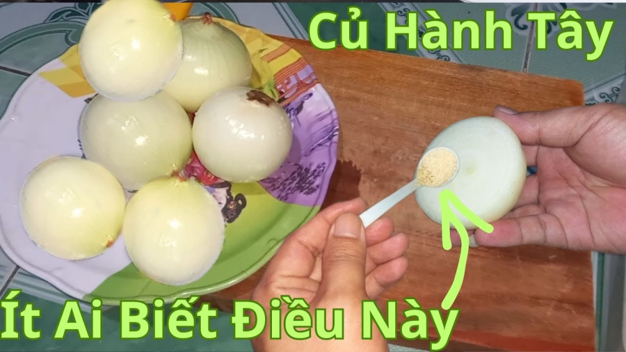 Một số mẹo nhỏ với hành tây 