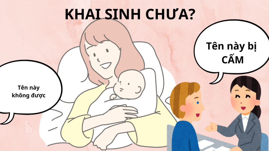 Luật có quy định những kiểu tên bị cấm đặt