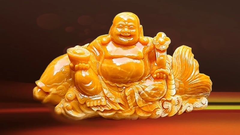 Tượng đá Phật Di Lặc phong thủy  