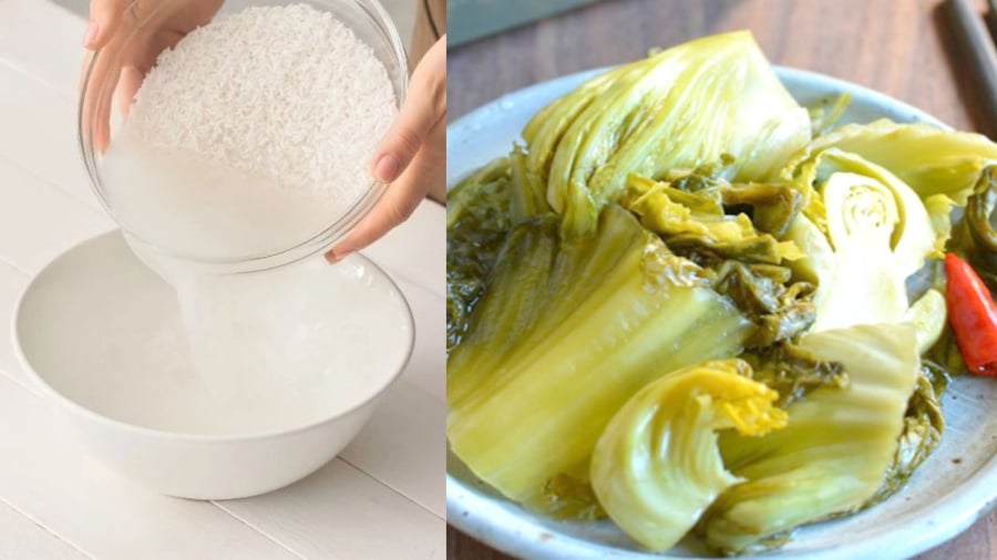 Nước vo gạo muối dưa