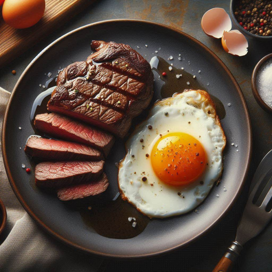 Thịt bò và trứng đều là nguồn thực phẩm giàu protein, cung cấp năng lượng dồi dào cho Sh88bet đăng ký miễn phí