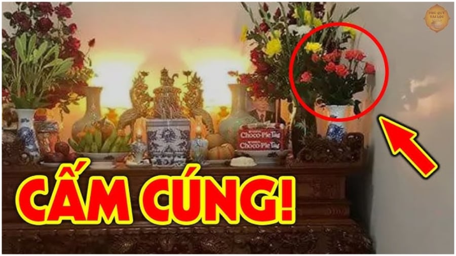 Những đồ vật phải hạ xuống sau khi cúng ngày mùng 1 âm