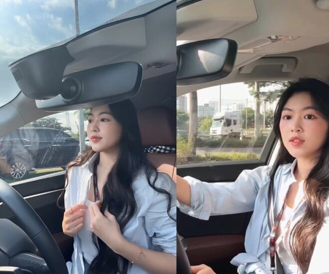 Quyền Linh cho biết con gái còn đưa đón em gái là Hạt Dẻ đi học để giúp đỡ bố mẹ.