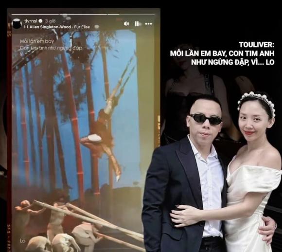 Qua hành động nhỏ này đã có thể chứng minh được Hoàng Touliver rất lo lắng cho vợ.