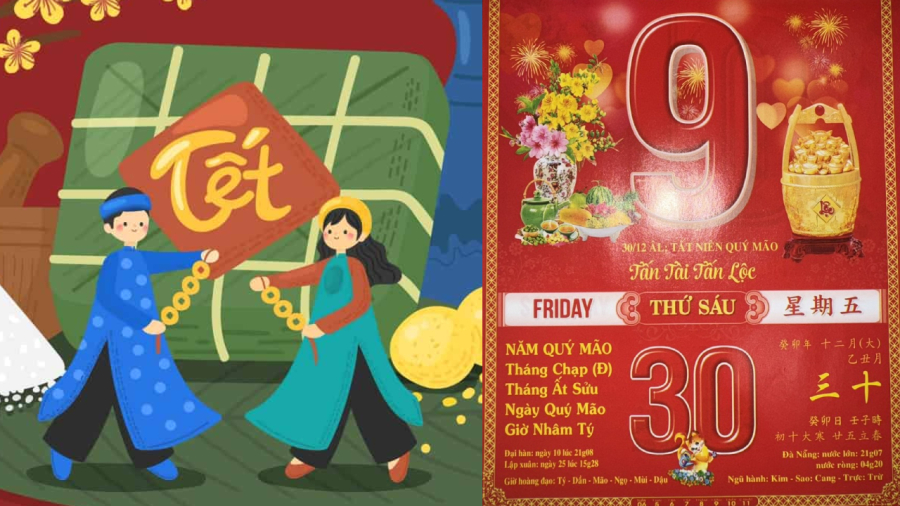 Không phải năm nào cũng có ngày 30 Tết.