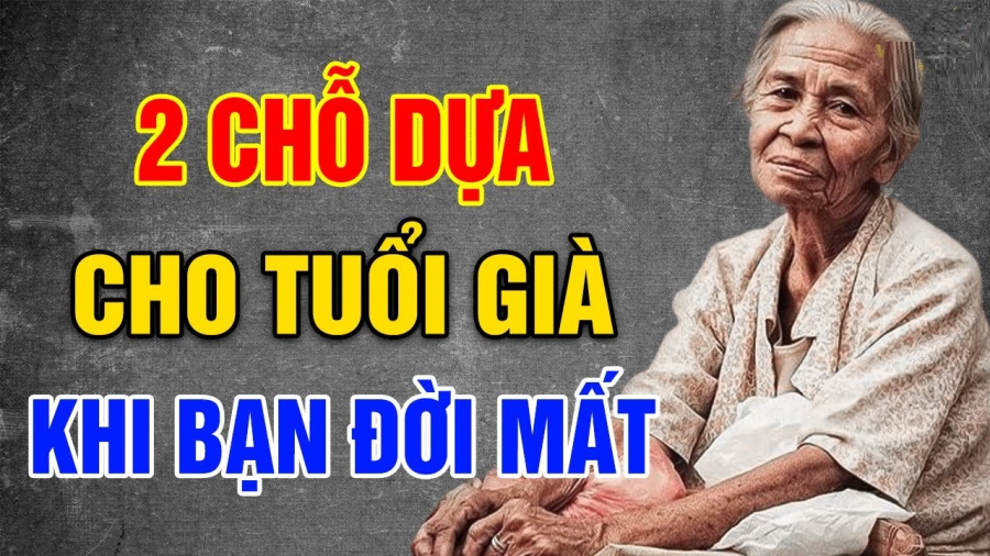 Khi người bạn đời ra đi, con cái chính là những người thân thiết nhất mà bạn có thể dựa vào.    