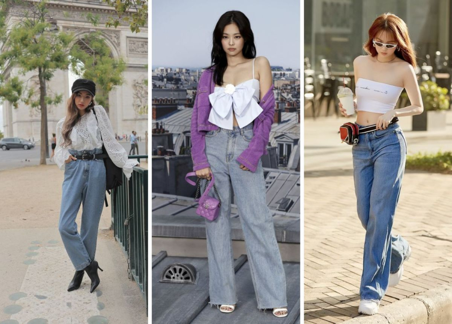 Kết hợp quần jeans ống rộng với áo croptop hoặc áo sơ mi sơ vin sẽ giúp tạo tỷ lệ Sh88bet đăng ký miễn phí hài hòa hơn. 