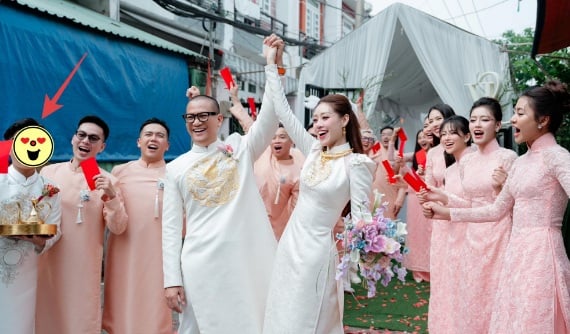 Con trai Long Nguyễn đóng vai trò làm phù rể trong Quatrian shbet hiện đang mở của bố