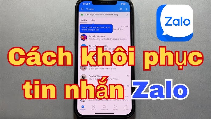Mẹo khôi phục tin nhắn đã xóa trên zalo
