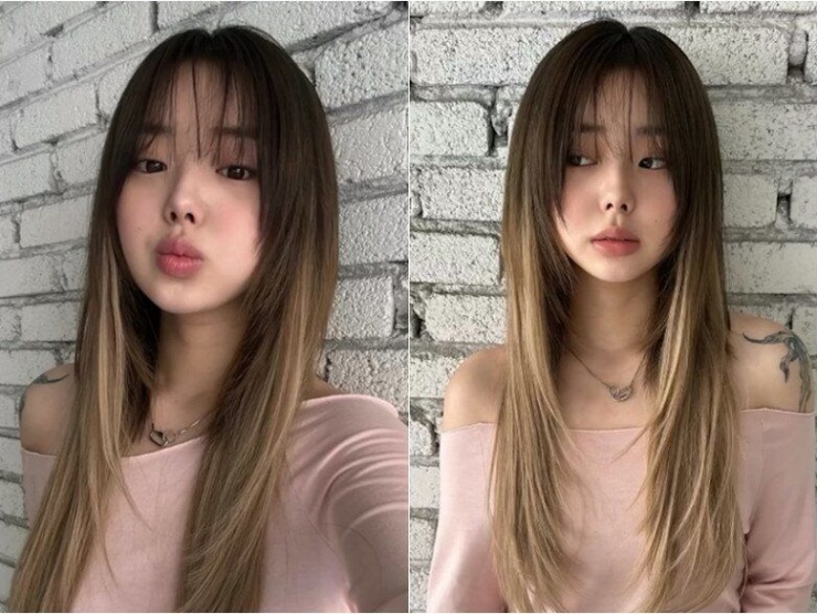 Màu nâu mocha ombre mang đến sự chuyển đổi màu sắc từ đậm đến nhạt, tạo điểm nhấn cá tính. 