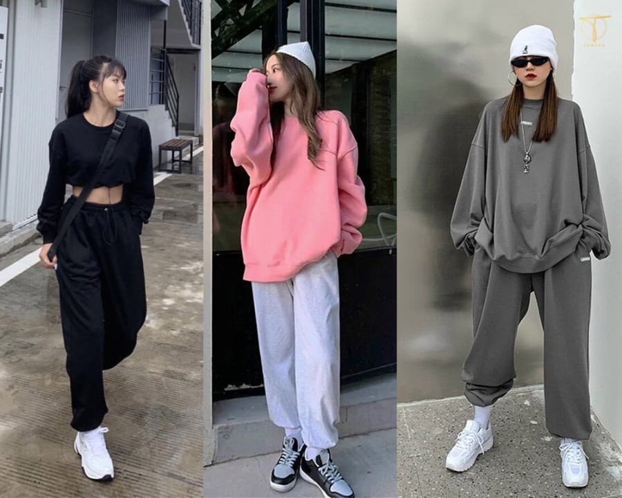 Phong cách thể thao streetwear rất được ưa chuộng vào mùa đông.