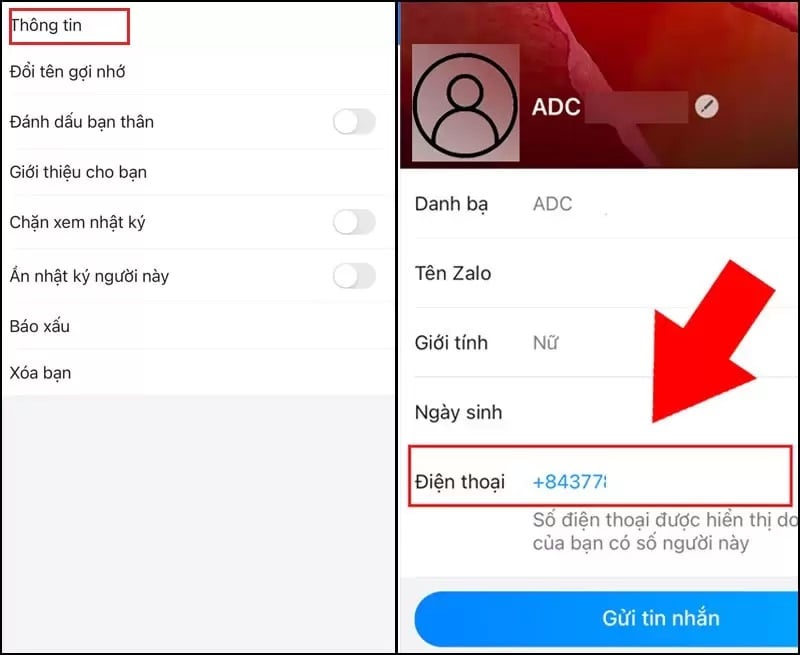 Tính năng của Zalo cho phép bạn tìm kiếm số điện thoại nhanh chóng