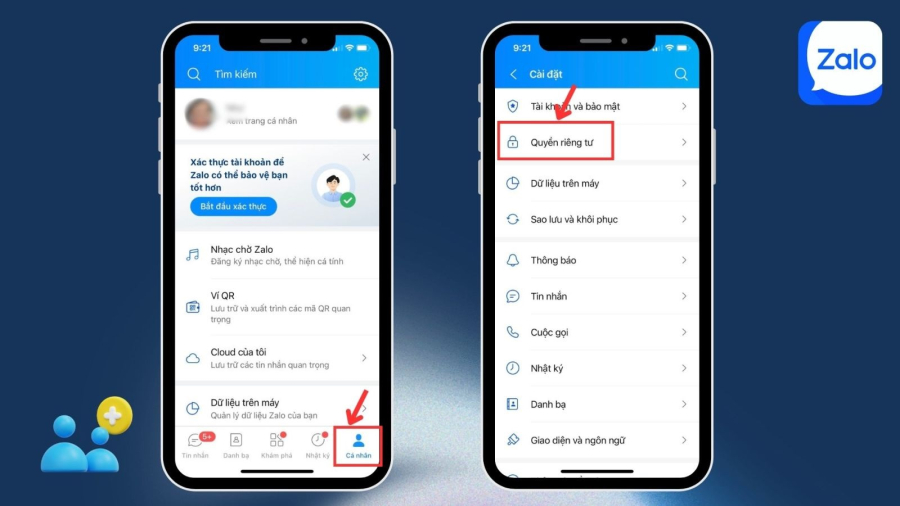 Tính năng xem số điện thoại trực tiếp trên Zalo