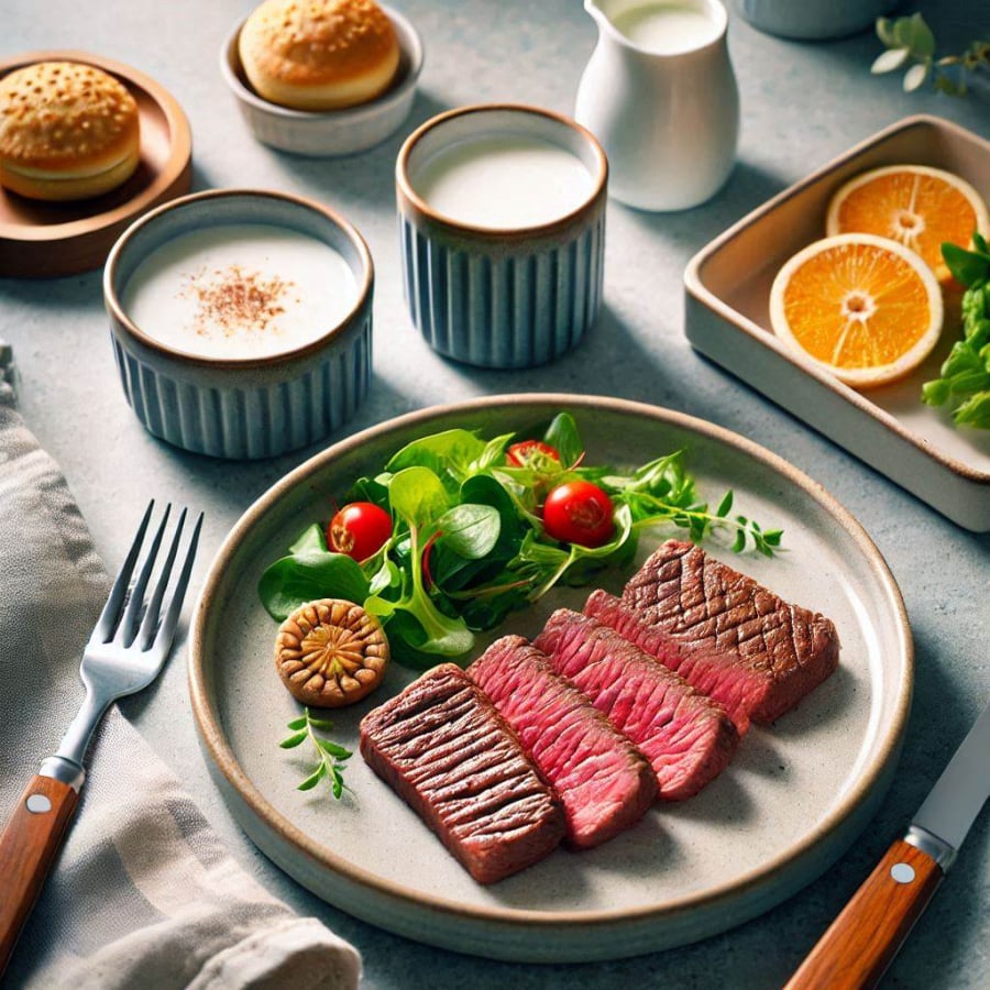 Hỗ trợ cho sức khoẻ khớp của bạn cũng có thể thực hiện bằng cách hạn chế các thực phẩm gây viêm như thịt đỏ, đường và sữa