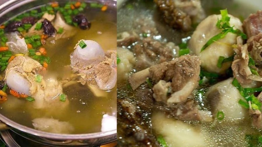 Hầm xương từ từ lửa liu riu nước sẽ ngon