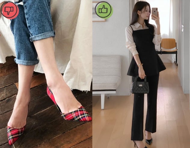 Giày họa tiết kẻ là một lựa chọn không tồi nếu bạn muốn gây sự chú ý, nhưng xét về mặt thời trang, chúng lại không được đánh giá cao.