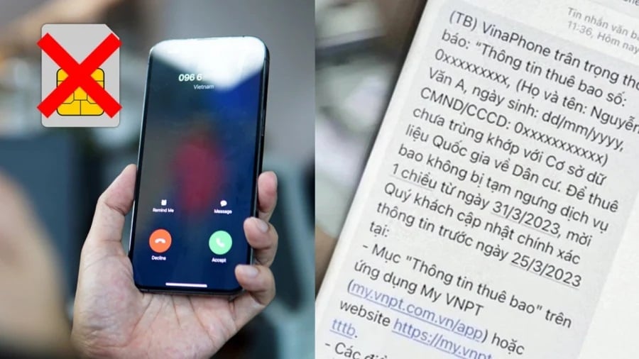 4 trường hợp bị khoá SIM, thu hồi số điện thoại 